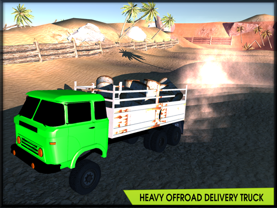 越野6x6的货运拖车运输模拟器