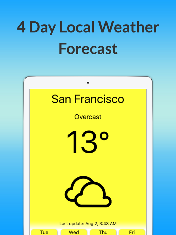 即时天气预报预测_4天