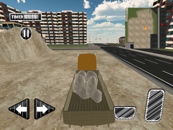 施工现场运输和卡车司机