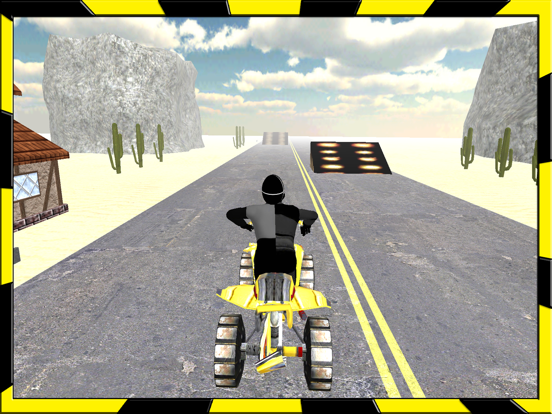 极端的四轮摩托赛车模拟器的冒险