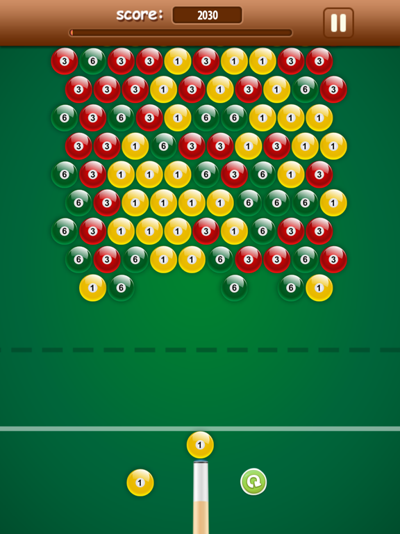 8个台球拍 - 射球