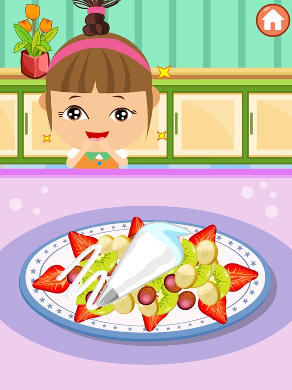 宝宝生日派对-公主游戏-蛋糕,冰激凌,沙拉