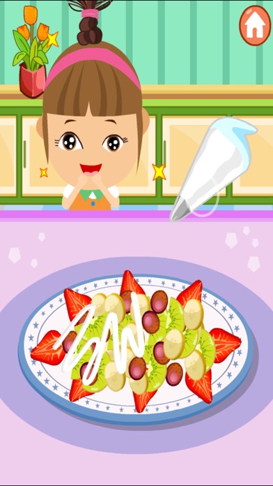 宝宝生日派对-公主游戏-蛋糕,冰激凌,沙拉