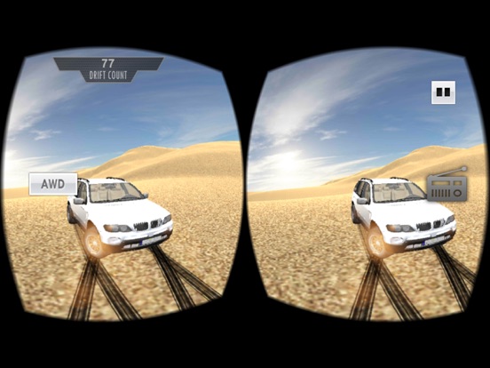 迪拜沙漠野生动物园汽车漂移VR