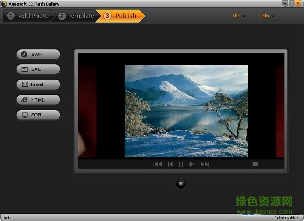 艾尼动感相册(Aneesoft 3D Flash Gallery)下载v2.4 免费版