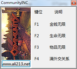 社区公司四项修改器下载v1.0 免费版