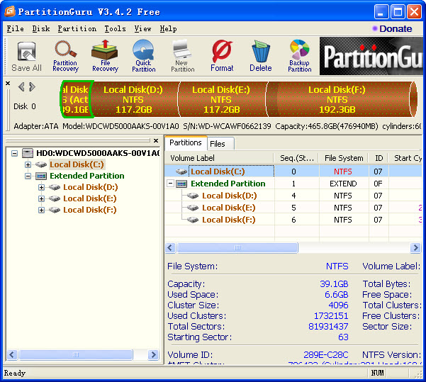 PartitionGuru文件恢复软件下载v4.9.3 官方版