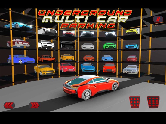 地下多车位停车场
