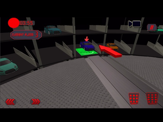 地下多车位停车场