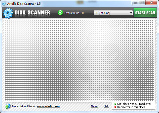 U盘硬盘坏道检测工具(Ariolic Disk Scanner)下载v1.6.0.20 绿色版