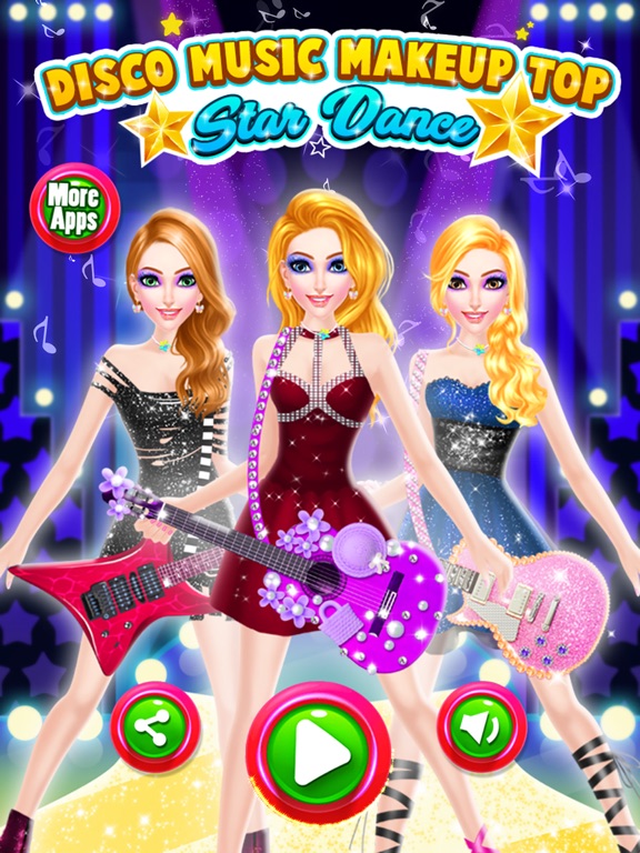 迪斯科 音乐 ＆ 化妆 - 最佳 星 舞蹈