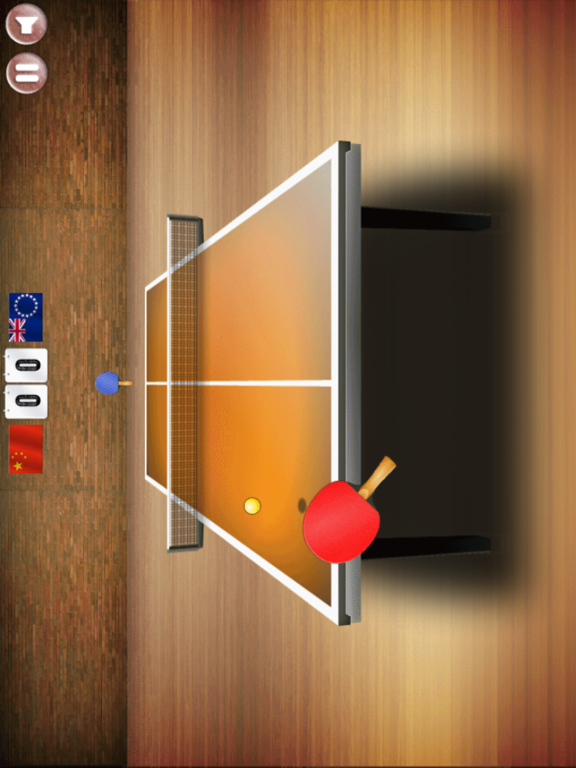 乒乓球友谊赛-手机模拟的乒乓球游戏