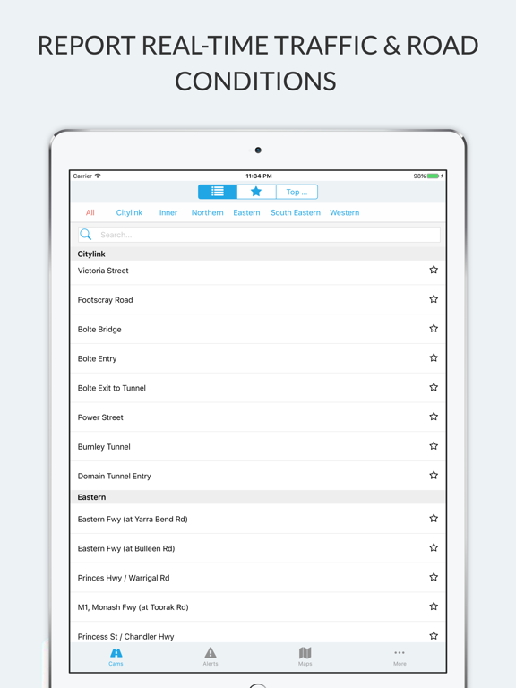 墨尔本交通_实时路况查询