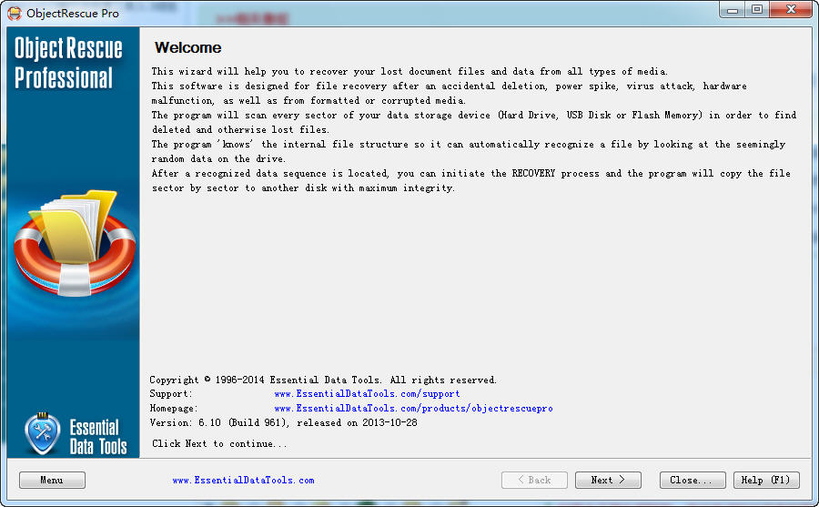 ObjectRescue Pro数据恢复工具下载V6.10 特别版