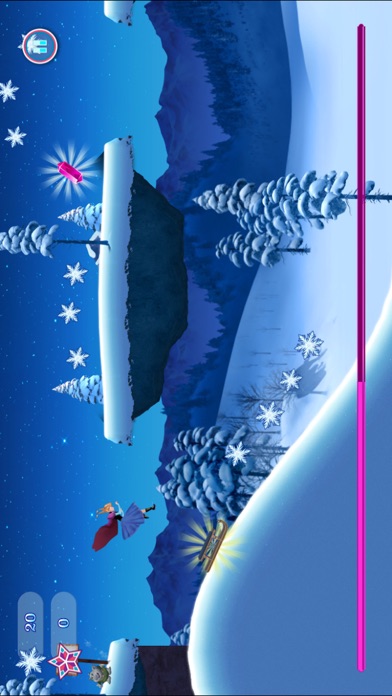 冰雪世界主题公主奇缘跑酷