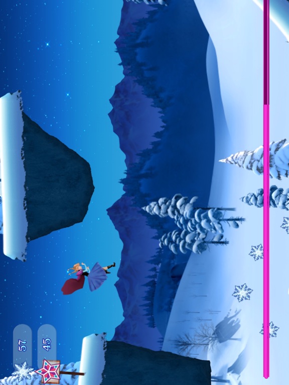 冰雪世界主题公主奇缘跑酷