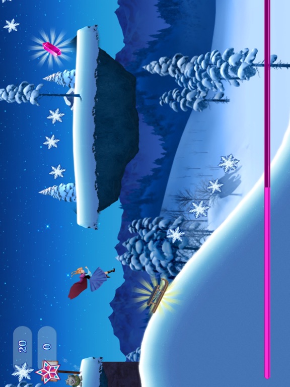 冰雪世界主题公主奇缘跑酷