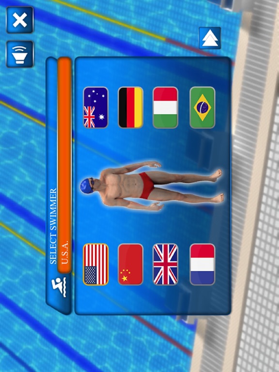 游泳世界大赛潜水运动真实模拟