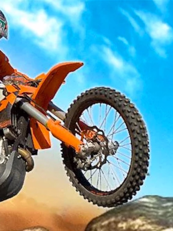 极限摩托车赛道特技越野驾驶表演