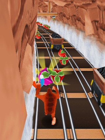 猴子跑酷之地铁雪地道路酷跑