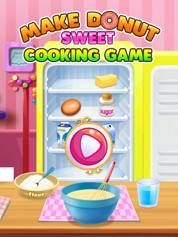 甜甜圈是美味的 烹饪游戏
