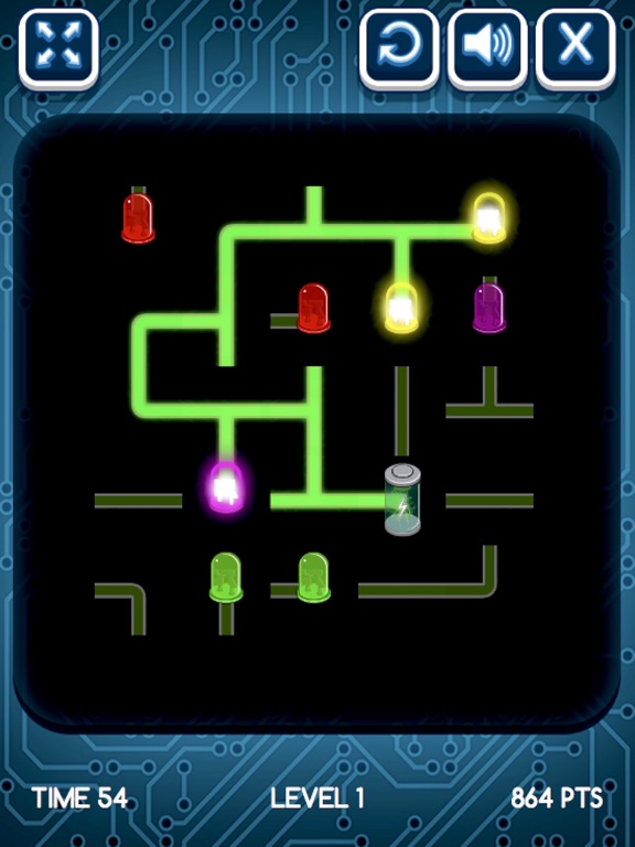 接通电源电线点亮灯泡.