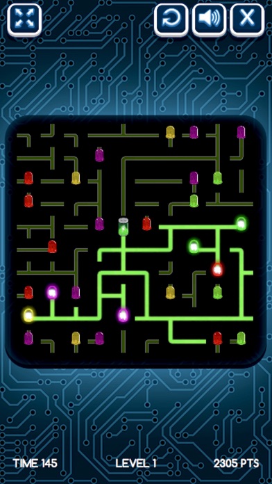 接通电源电线点亮灯泡.