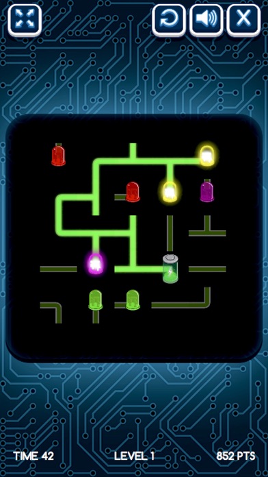 接通电源电线点亮灯泡.