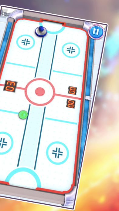 桌上冰球游戏 - 趣味桌球模拟对抗