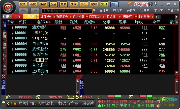 红塔证券大智慧客户端 红塔证券大智慧