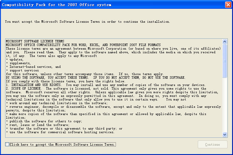 fileformatconverters(office2003打开2007兼容包)下载官方安装版