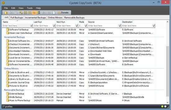 Cyotek CopyTools 文件自动备份工具