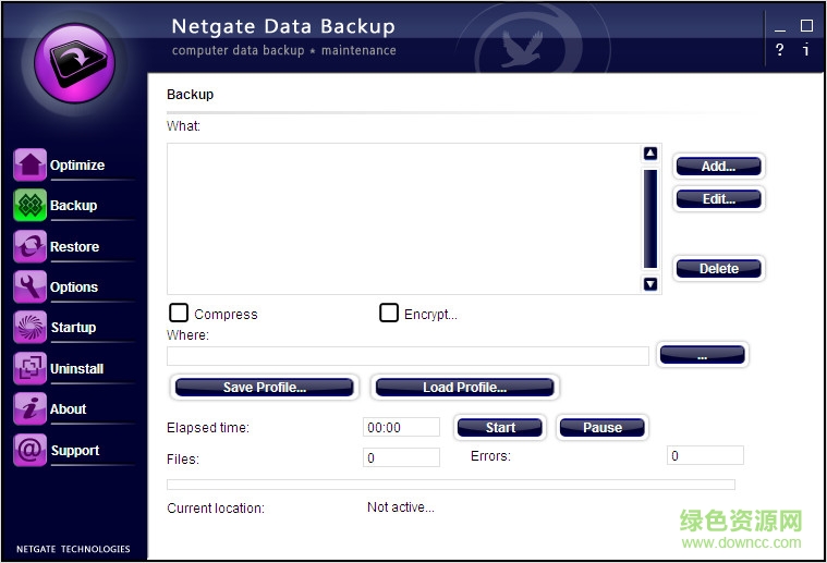 NETGATE Data Backup(计算机数据备份软件)下载v3.0.405 官方安装版