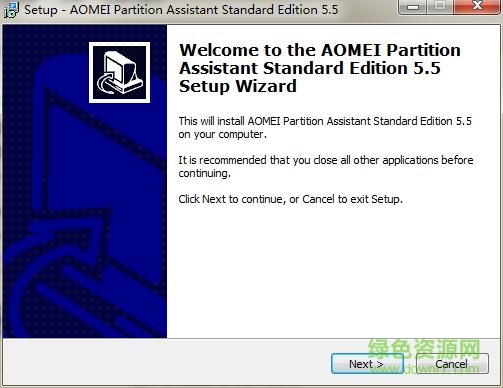 aomei partition assistant standard edition家庭版下载v5.5.8 免费版