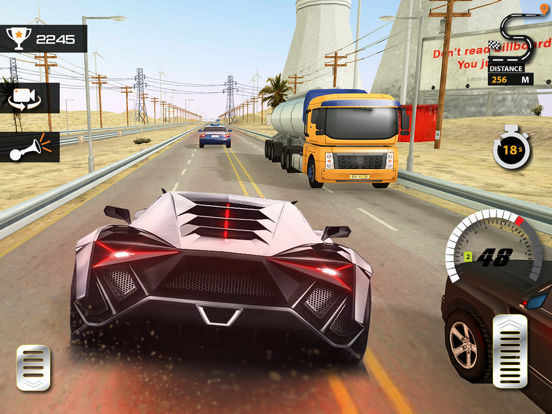 在3D的交通游览竟赛者