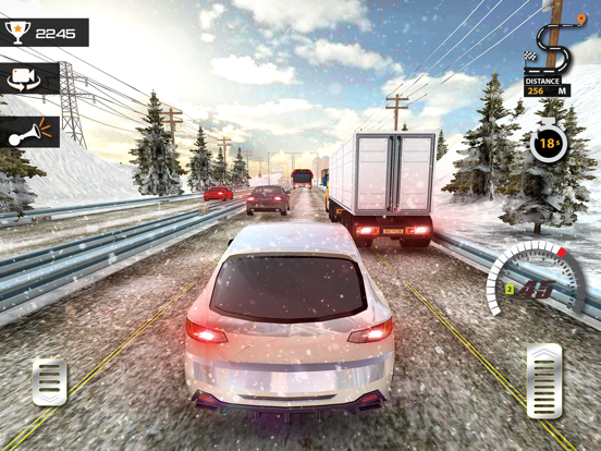 在3D的交通游览竟赛者