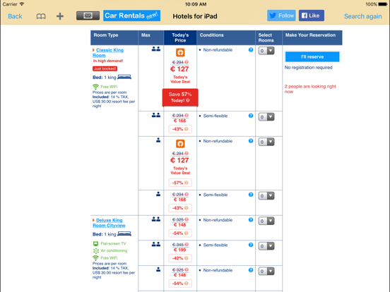 酒店大全iPad, iPhone & iPod touch版