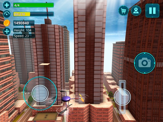 四轴飞行器无人机飞行模拟器3D