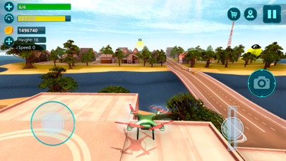 四轴飞行器无人机飞行模拟器3D