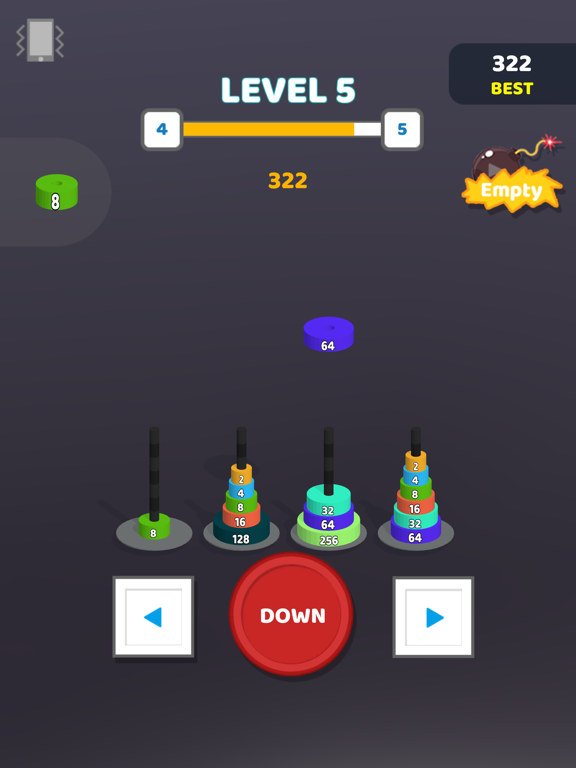 俄罗斯2048 - 彩色堆叠合并