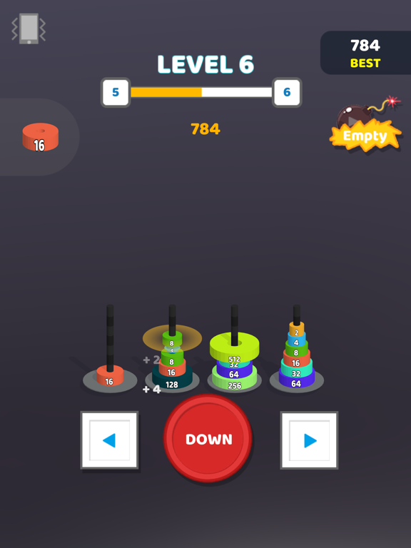 俄罗斯2048 - 彩色堆叠合并