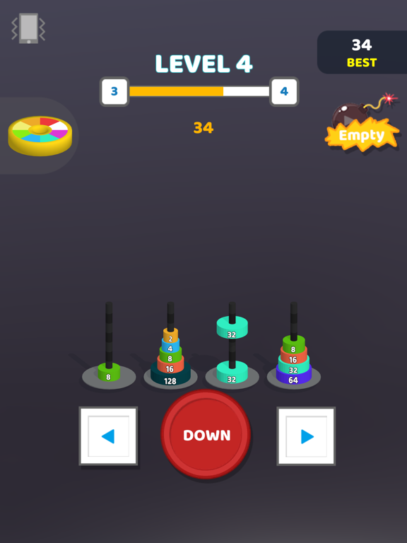 俄罗斯2048 - 彩色堆叠合并