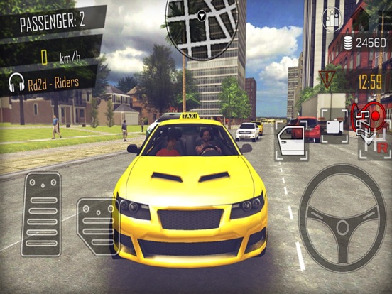 开放世界-疯狂模拟出租车 3D 最疯狂逼真的模拟游戏