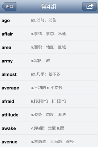 高考英语大纲词汇