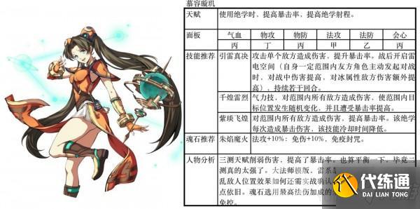 天地劫慕容璇玑魂石搭配攻略_天地劫慕容璇玑魂石搭配推荐