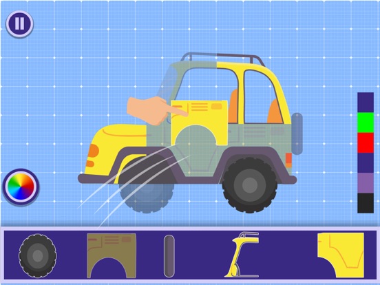 设计积木车：跳跃模拟