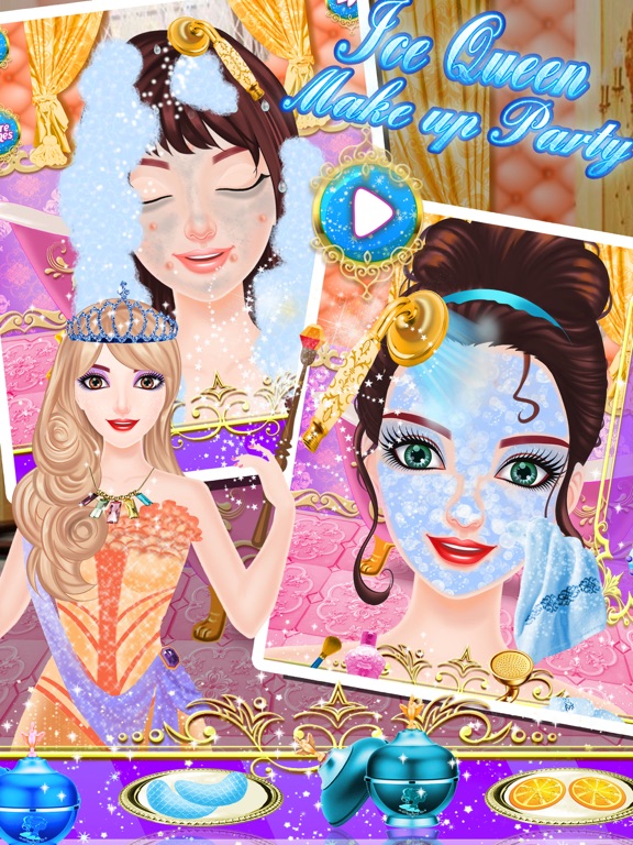冰雪女王化妆装扮派对沙龙
