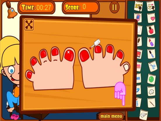 课堂上捣乱，女生游戏