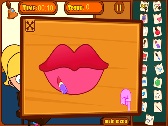 课堂上捣乱，女生游戏