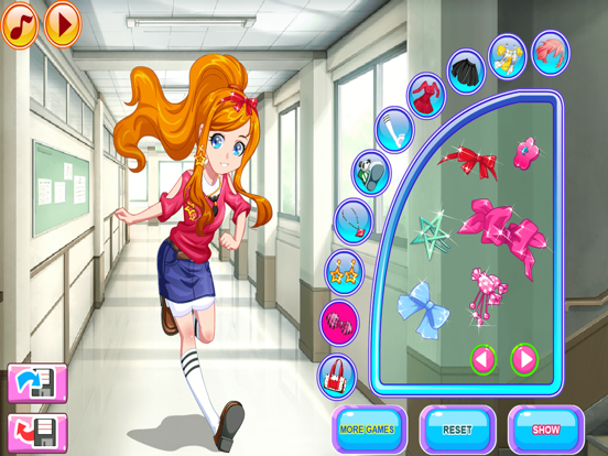 装扮游戏，上课迟到